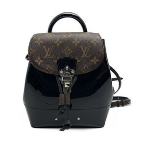 Louis Vuitton Backpack Rucksack Monogram Vernis Hot Springs Noir Black